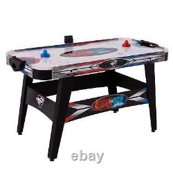 Fire'n Ice LED Light-Up 54 Air Hockey Table Includes 2 LED Hockey Pushers LED