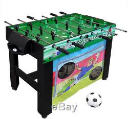 Foosball Multi-Game Table 3-in-1 Soccer Ball Kick Hockey Slap Shot Coordination