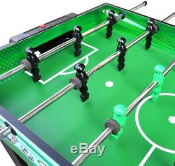 Foosball Multi-Game Table 3-in-1 Soccer Ball Kick Hockey Slap Shot Coordination