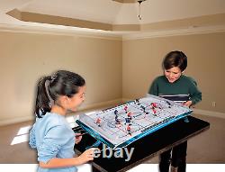 Franklin Sports Tabletop Rod Hockey Game Gameroom Ice Hockey Table Game for Ki