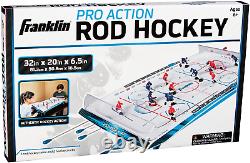 Franklin Sports Tabletop Rod Hockey Game Gameroom Ice Hockey Table Game for Ki