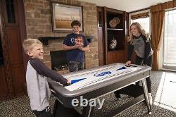 Freetime Fun 5' Air Powered Hockey Game Table with In-Rail Electronic Scoring