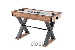 Fullerton 48-in Air Hockey Table with Slide Scorer, Pucks and Strikers