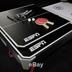 Game Room Family ESPN Air Powered Hockey Table with Tennis Top & In-Rail Scorer