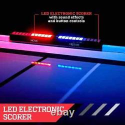 Gameroom Arcade Sports Air Powered Hockey Game & Table Tennis LED Score Keeper