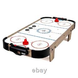 GoSports 40 Inch Table Top Air Hockey Game for Kids Black or Oak