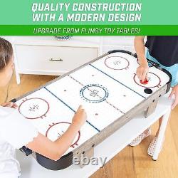 GoSports 40 Inch Table Top Air Hockey Game for Kids Black or Oak