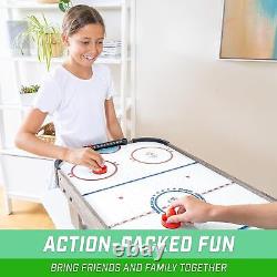 GoSports 40 Inch Table Top Air Hockey Game for Kids Black or Oak