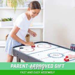 GoSports 48 Inch Air Hockey Arcade Table for Kids Black