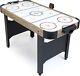 GoSports 48 Inch Air Hockey Arcade Table for Kids Includes 2 48 Inch, Oak