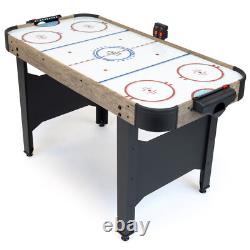 GoSports 48 Inch Air Hockey Arcade Table for Kids Oak