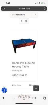 Gold Standard Games Home Pro Elite Air Hockey Table
