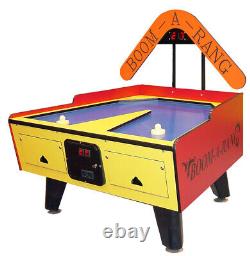 Great American Boom-A-Rang YellowithRed Coin-Op Air Hockey