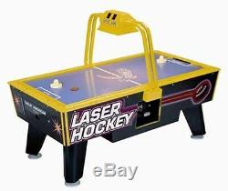 Great American Jr. Neon Laser Coin Operated Air Hockey Table/Overhead Scoring