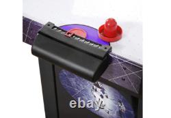 Ha? Haway Hat Trick 4-Ft Air Hockey Table for Kids and Adults with Electronic and