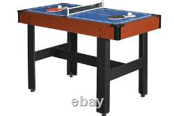 Ha? Haway Triad 3-in-1 Multi Game Table 48 Pool, Table Tennis, Glide Hockey To