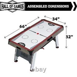 Hall of Games 66 inch Air Powered Hockey with Table Tennis Top NEW