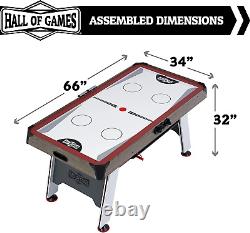 Hall of Games Air Powered Hockey Table Multiple Styles