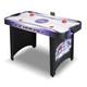 Hat Trick 4-Ft Air Hockey Table for Game Room With LED Scoring, High-Output