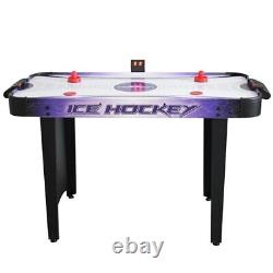 Hat Trick 4-Ft Air Hockey Table for Kids and Adults with Electronic and