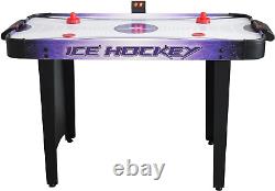 Hat Trick 4-Ft Air Hockey Table for Kids and Adults with Electronic and Manual S