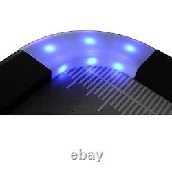 Hathaway 5-ft Air Hockey Table with Electronic Scorer LED Pucks and LED Strikers