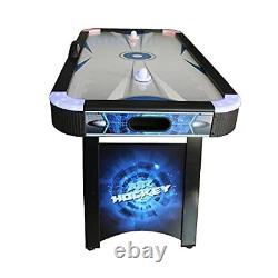Hathaway 5-ft Air Hockey Table with Electronic Scorer LED Pucks and LED Strikers