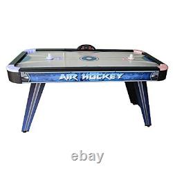 Hathaway 5-ft Air Hockey Table with Electronic Scorer LED Pucks and LED Strikers