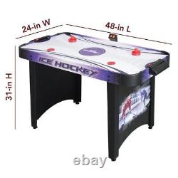 Hathaway Air Hockey Tables 31'H x 24W x 47L with Built-in Goal Boxes Sturdy