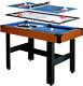 Hathaway BG1131M Triad 3-In-1 48-In Multi Game Table with Pool, Glide Hockey, an