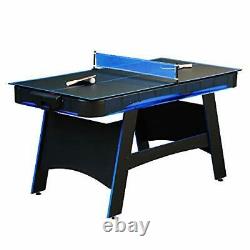 Hathaway Bandit 5-Ft Air Hockey and Table Tennis Multigame Table Great for Fa