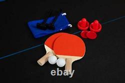 Hathaway Bandit 5-Ft Air Hockey and Table Tennis Multigame Table Great for Fa