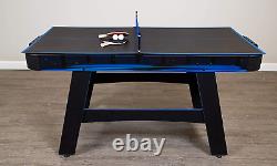 Hathaway Bandit 5-Ft Air Hockey and Table Tennis Multigame Table, Great for Fami