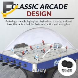 Hathaway Breakaway 41-In Dome Hockey Table for Family Game Room with Ez-Grip Han