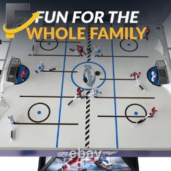Hathaway Breakaway 41-In Dome Hockey Table for Family Game Room with Ez-Grip Han