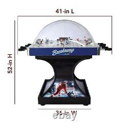 Hathaway Breakaway 41-in Dome Hockey Table with LED Scoring Blue