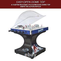 Hathaway Breakaway 41-in Dome Hockey Table with LED Scoring Blue