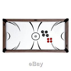 Hathaway Driftwood 7 ft. Air Hockey Table with Benches, Natural