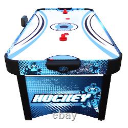 Hathaway Enforcer Air Hockey Table, 5.5-Ft, Blue/Black