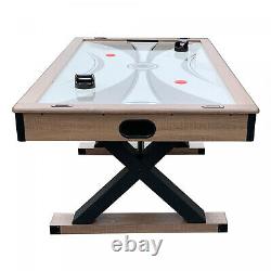 Hathaway Excalibur 6' Air Hockey Table with Table Tennis Top Rec Room Fun @@