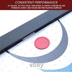 Hathaway Face-Off 5-Ft Air Hockey Game Table for Family Game Multi Neck Tie