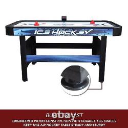 Hathaway Face-Off 5-Ft Air Hockey Game Table for Family Game Multi Neck Tie