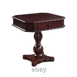 Hathaway Fortress Chess, Checkers & Backgammon Pedestal Game Table & Chairs S