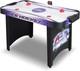 Hathaway Hat Trick 4-Ft Air Hockey Table for Game Room 4-Feet, Black/Blue