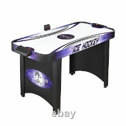 Hathaway Hat Trick 4-Ft Air Hockey Table for Kids and Adults with Electronic
