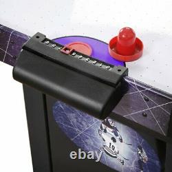 Hathaway Hat Trick 4-Ft Air Hockey Table for Kids and Adults with Electronic