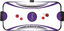 Hathaway Hat Trick 4-Ft Air Hockey Table for Kids and Adults with Electronic and