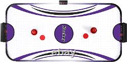 Hathaway Hat Trick 4-Ft Air Hockey Table for Kids and Adults with Electronic and