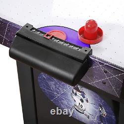 Hathaway Hat Trick 4-Ft Air Hockey Table for Kids and Adults with Electronic and