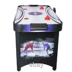 Hathaway Hat Trick Air Hockey Table, 4-tt, Purple/Black